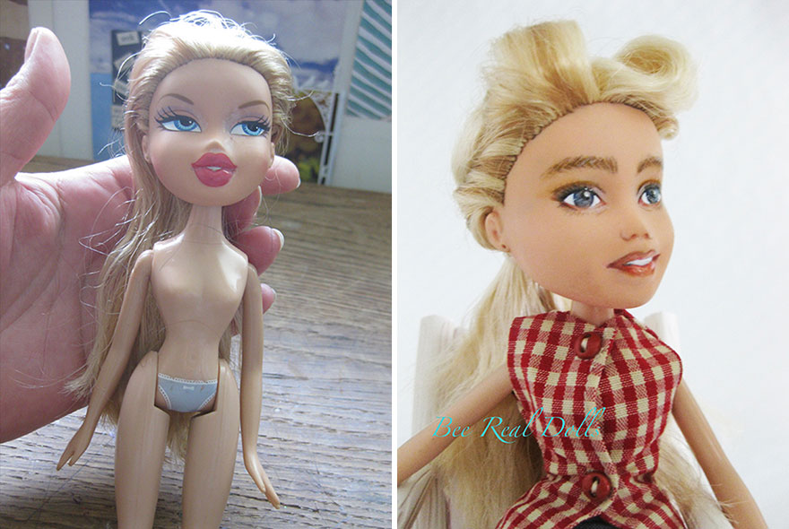 http://www.boredpanda.com/bee-real-dolls-lovingly-restored-and-repainted-second-hand-dolls/